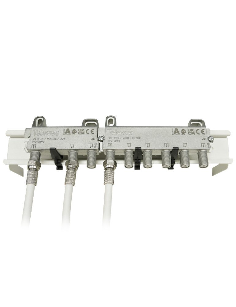 519502 splitter 2 ways F 5-2400 MHz DC pass