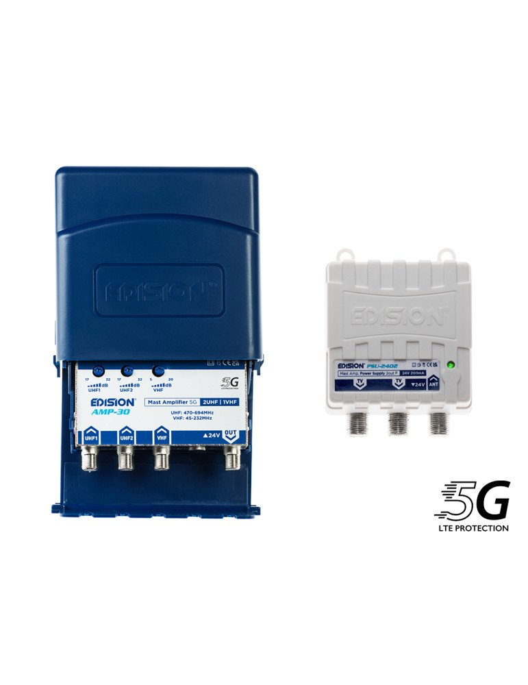 KIT ΕΝΙΣΧ. ΙΣΤΟΥ MAK-300 5G 2UHF 1VHF +PSU 24V