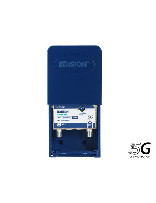 ΕΝΙΣΧΥΤHΣ ΙΣΤΟΥ AMP-10 5G 1UHF 10-25db 24V