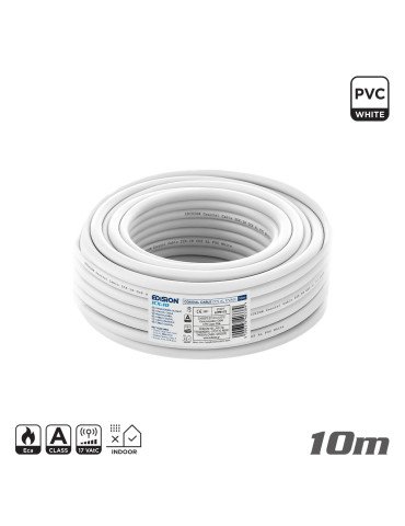 ΚΑΛΩΔΙΟ Coaxial ICX-10 CCS AL Eca PVC Λευκό 10m 2
