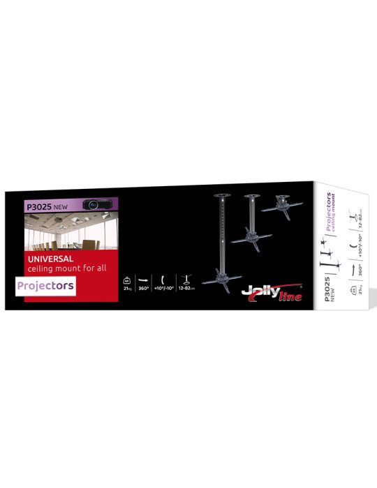 P-3025/NEW JollyLine ΒΑΣΗ PROJECTOR 12-82cm Tilt 360° 21kg