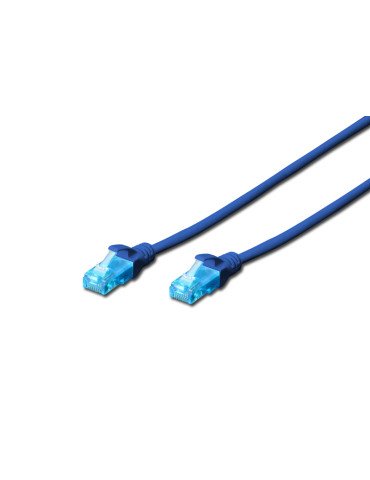 Digitus UTP 0.5m Cat5e Blue - (DK-1512-005/B)