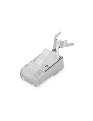 Digitus AK-219604, Modular Plug for Round Cable, CAT 6A, shielded, Pass through connector