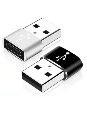 OTG Silver Converter USB to Type-C