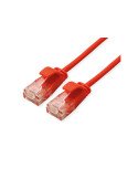 Roline UTP 0.15m Cat6a Red Slim LSZH - (21.15.3910)