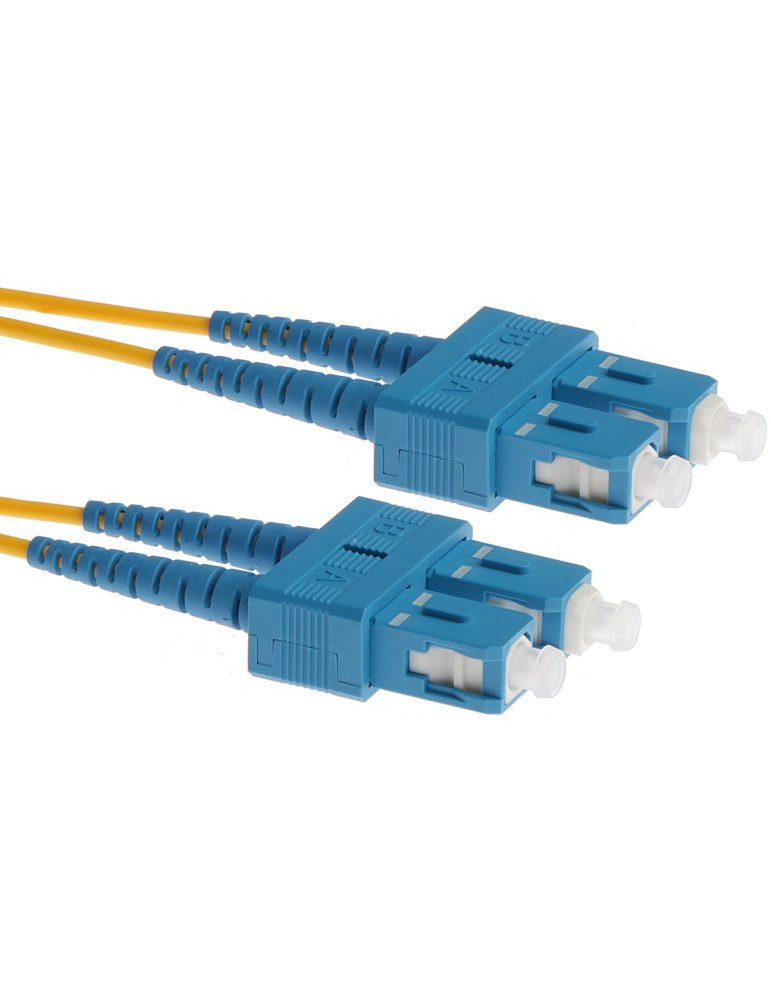 Masterlan fiber optic patch cord, SCupc-SCupc, Singlemode 9/125, duplex, 1m - (SCupc/SCupc-DSM.9/125-01)