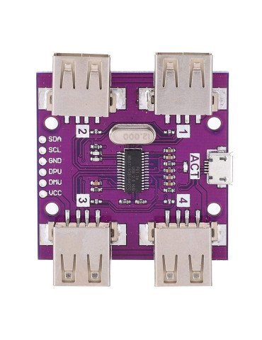 CJMCU-204 USB 2.0 HUB 4-Port Controller Module High Speed DC 5V 500mA