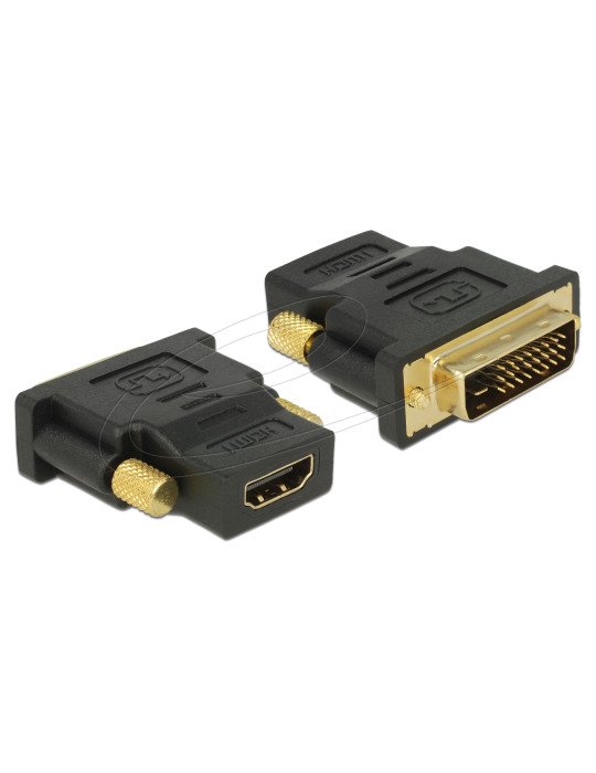 Delock 65466 Adapter DVI 24+1 pin male  HDMI female - bidirectional