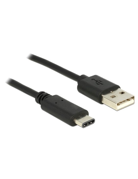 Delock 83600 USB Type-C™ 2.0 male  USB 2.0 type A male 1m black