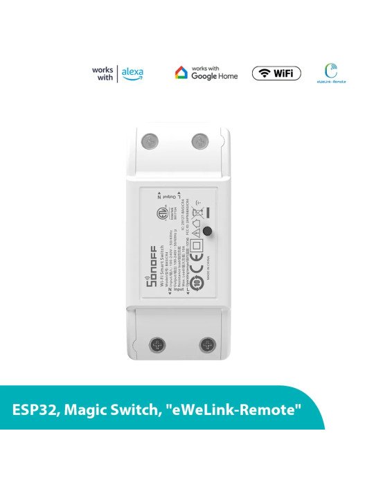Sonoff Basic R4 Wi-Fi, BlueTooth, 10A (ESP32)
