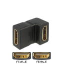 DELOCK 65075 Gender-Changer HDMI Repeater (Μούφα) Female/Female Γωνία