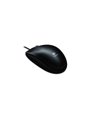 Logitech B100 Optical Mouse Black, USB, Black