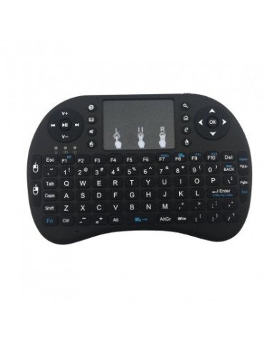 Mini 2.4G Multi-functional Wireless Keyboard For Raspberry Pi BLack