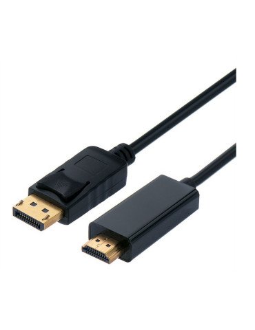 SECOMP Καλώδιο DisplayPort M to HDMI M HDTV black 3m - (S3682)