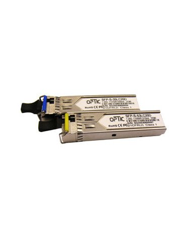 Optic S-3553LC20D, Two SFP (1.25G) module kit, 20Km, single mode