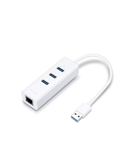 TP-Link UE330 v3.0, USB 3.0 3-Port Hub & Gigabit Ethernet Adapter 2 in 1 USB Adapter
