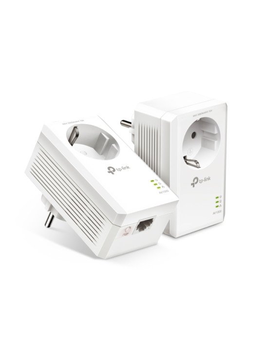 TP-Link TL-PA7017P KIT v4.0, AV1000 Gigabit Passthrough Powerline Starter Kit