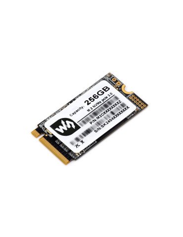 Waveshare SK M2 NVME 2242 256GB High-speed Solid State Drive, High-quality 3D TLC Flash Memory, High-speed Reading/Writing
