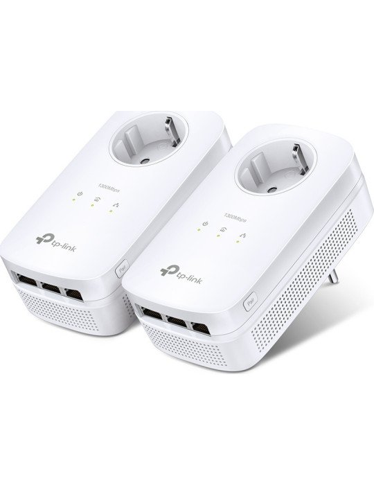 TP-Link TL-PA8030P KIT v3.0, AV1300 3-Port, Gigabit, Pass through, Power line, Starter Kit
