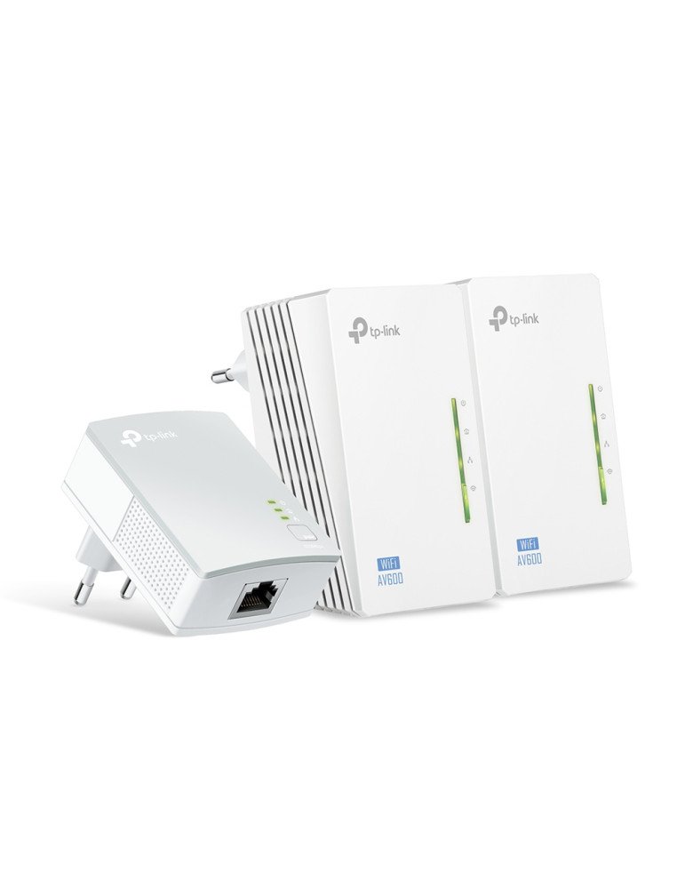 TP-Link TL-WPA4220 TKIT v5.0, AV600 2-port Powerline WiFi Extender 3-pack KIT