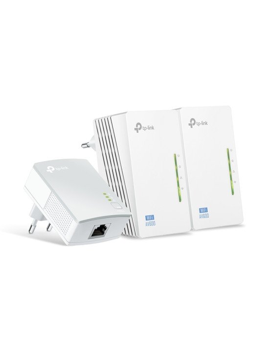 TP-Link TL-WPA4220 TKIT v5.0, AV600 2-port Powerline WiFi Extender 3-pack KIT