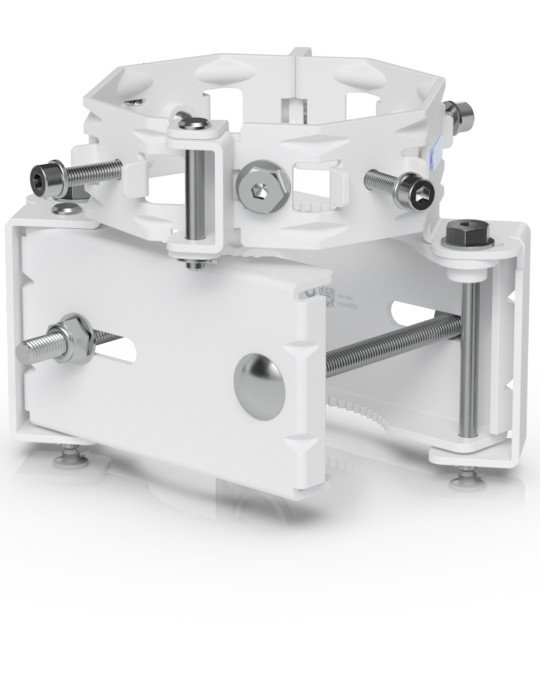 Ubiquiti UACC-Wave-AP-Micro-Mount, pole mount that supports up to four Wave AP Micros or Wave AP Gen2 for full 360° broadcasting
