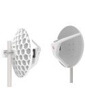 MikroTik RBLHGG-60adkit, Wireless Wire Dish, 60GHz, 1Gbit full duplex up to 1500m, Quad-Core 716MHz, 256MB, 1xGigabit, L3, 2-Pac