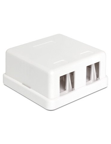 Delock 86207 Keystone Surface Mounted Box 2 Port