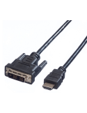 VALUE καλώδιο HDMI σε DVI-D (18+1) 2m - (11.99.5522)