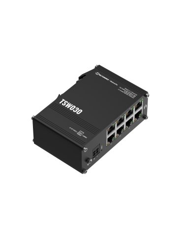 Teltonika TSW030, DIN Rail Ethernet Switch 8xEthernet