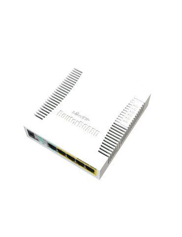 MikroTik RB260GSP, 5xGigabit, 1xSFP, PoE out for four ports, SwOS - (CSS106-1G-4P-1S)