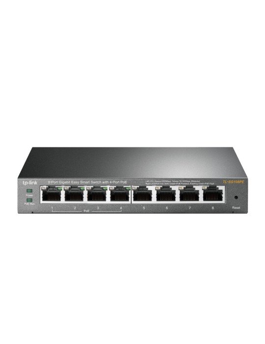 TP-Link TL-SG108PE v5.0, 8-Port Gigabit Easy Smart Switch with 4-Port PoE