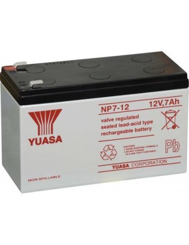 YUASA - BATTERY 12V 7AH
