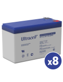 ULTRACELL - 8άδα Μπαταρίες 12V 7Ah