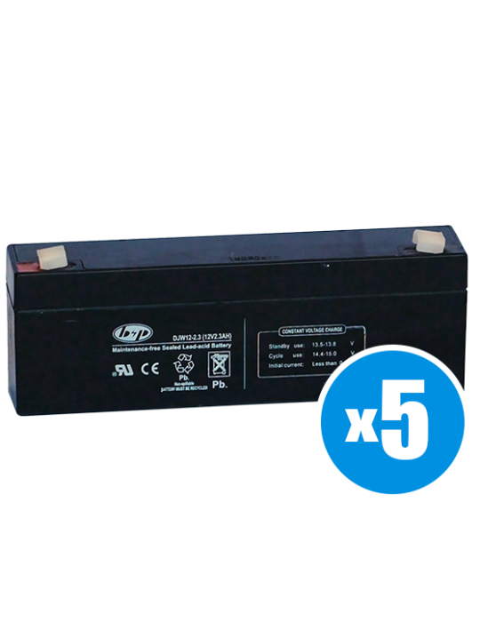 B&P - 5άδα Μπαταρίες 12V 2.3Ah