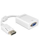 Delock 61766 Adapter Displayport male  VGA female white