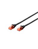 Digitus UTP 0.25m Cat6 Black (DK-1617-0025/BL)