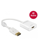 Delock 62608 Adapter DisplayPort M/ HDMI F 4K Active