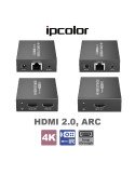 LENKENG LKV465P, 50m 4K60Hz HDMI Extender with IR