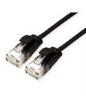 Roline UTP 0.5m Cat6a Black Slim LSZH - (21.15.3952)