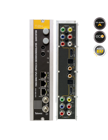 563832 T.0X TWIN Modulator HDMI/AV to COFDM/QAM