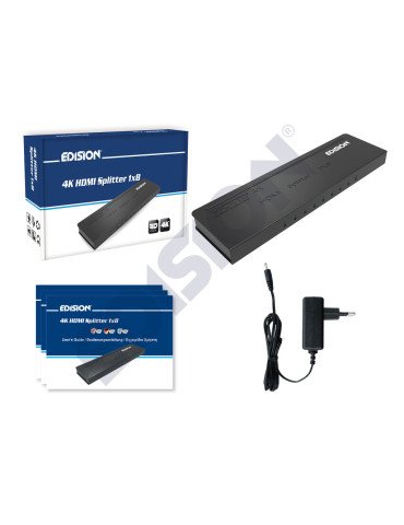 4K HDMI Splitter 1x8 2