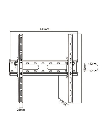 ELB-2355/TILT JollyLine ΒΑΣΗ TOIXOY TV 23-55 Tilt 45kg 2